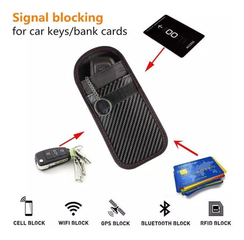 Estojo Para Chave De Carro Anticlonagem Antiroubo Antihacker