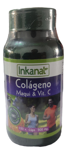 Colageno + Maqui + Vitamina C 100 Capsulas De 500 Mg 