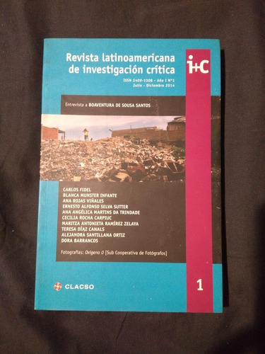 Revista Latinoamericana De Investigación Crítica Nº 1 (2014)