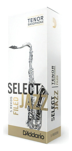 Palheta Sax Tenor 3h (5 Unidades) D'addario Select Jazz