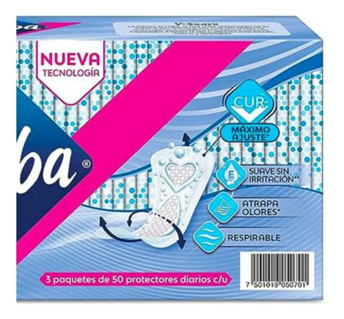 Panti Protectores Diarios Saba Largos Sin Fraganc Respirable