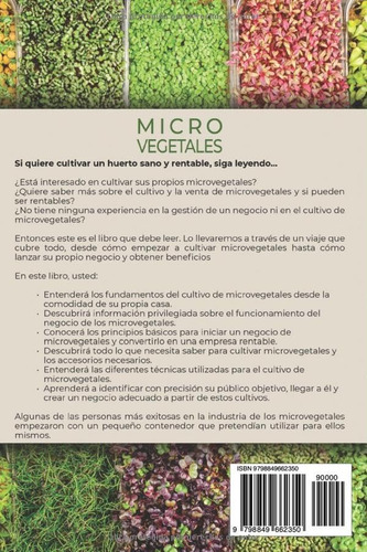 Libro: Microvegetales: Cómo Cultivar Superalimentos Orgánico