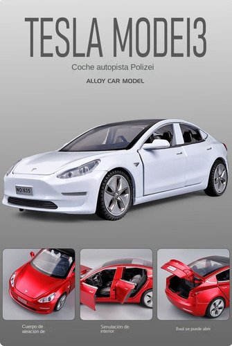 Compatible Con Tesla Model3 Coche Modelo Coche De Juguete