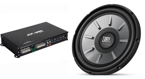 Paquete De 1 Subwoofer Jbl De 12  Y Amplificador Clase D New