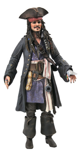 Figura Jack Sparrow Pirates of the Caribbean Diamond Select 17 cm