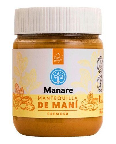 Mantequilla De Maní 250g Natural Sin Aditivos - Manare