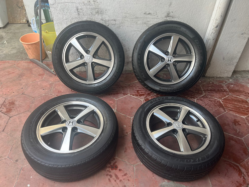 Rines 16 Honda Civic Accord Crv Original Rines Solos Gris Oscuro (Usado)