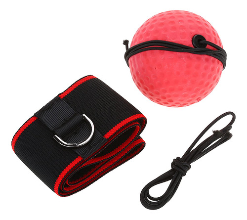 Pelota De Boxeo Para Reflejos Con Banda Elástica Para La