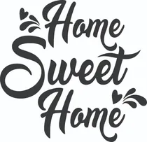 Comprar Vinilos Decorativos De Pared Hogar Dulce Hogar Frases Vinil