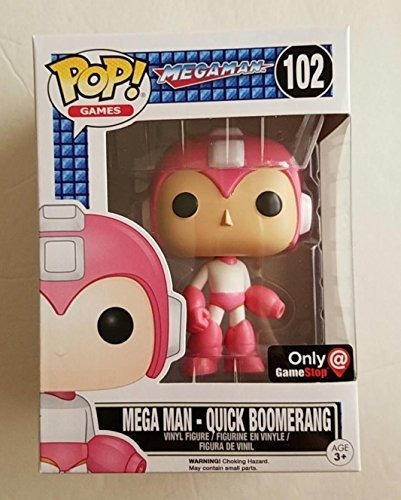 Games Quick Boomerang Mega Man Exclusive #102 Funko Pop 