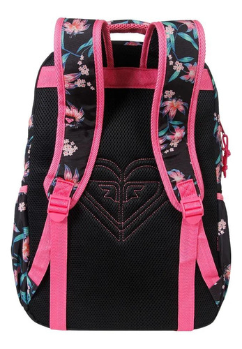 Mochila Esportiva Roxy Preto C/ Rosa