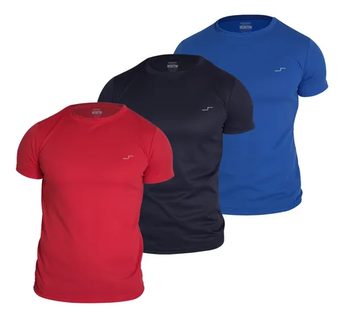 Paquete De 3 Playeras Deportivas Ejercicio Gym Entrenamiento