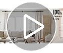Cortinas Opacas 100% Blackout Para Dormitorio, Juego 2 Panel