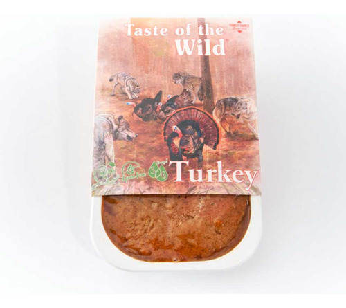 TASTE OF THE WILD DOG ADULTO TRAY TOW BANDEJA PAVO 390 GR