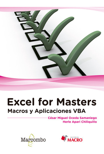 Excel For Masters . Macros Y Aplicaciones Vba