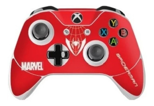 Imagen 4 de 6 de Ultraskins Xbox One S - Spiderman Rojo Web