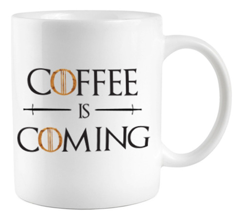 Taza Cerámica Coffee Is Coming Game Of Thrones