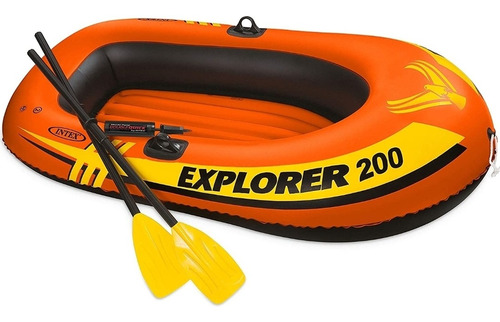 Lancha Inflable Intex Explorer 200 Alberca Flotador Salvavid