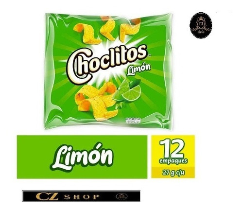 Choclitos Limón 27gr X 12 Und