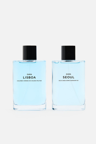 Perfumes Zara Man Seoul e Lisbon 180ml