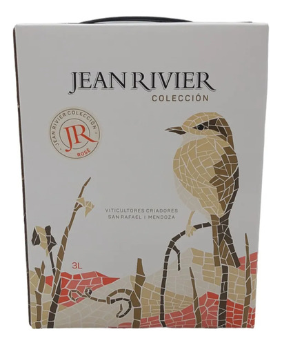 Vino Jean Rivier Malbec Rose Bag In Box Rosado X 3 Litros