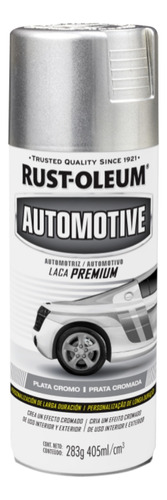 Laca Premium Rust-oleum Plata Cromada --roll Steel--