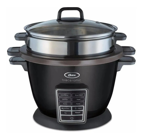 Imagen 3 de 10 de Olla Arrocera Oster® Bioceramic (ckstrc8030b) Nuevo En Caja