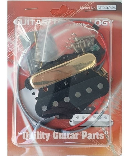 Set Micrófonos Telecaster Guitar Tech Guitarra Alnico Gtc40