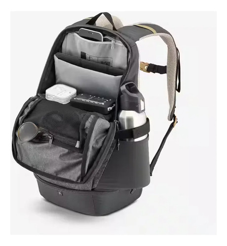 Mochila Quechua De Senderismo 20l Nh Arpenaz 500 Negro Liso