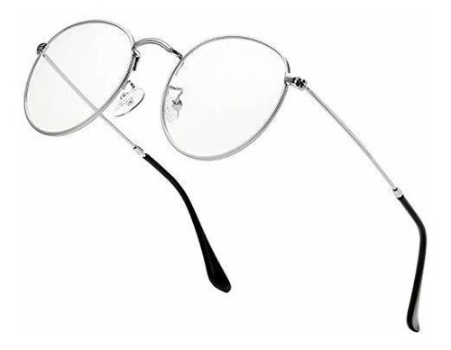 Montura - Round Anti-blue Glasses For Women Men, Retro Circl