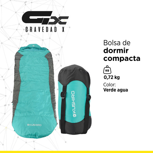Bolsa Dormir Compacta Kushiro Temperatura Confort. Gravedadx