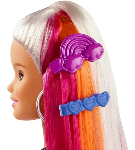 Barbie Moda Peinados De Arcoiris