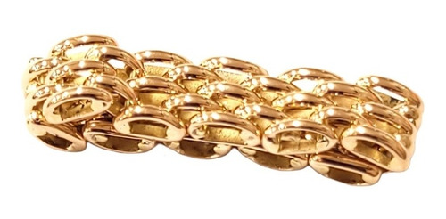 Imagen 2 de 6 de Anillo Panthere Oro Rojo 18k 4,8grs N°10 0,7cm Ancho Brumat