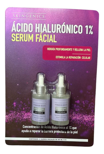 Duo Kit Serum Fácial Skingenics Con 60ml C/u