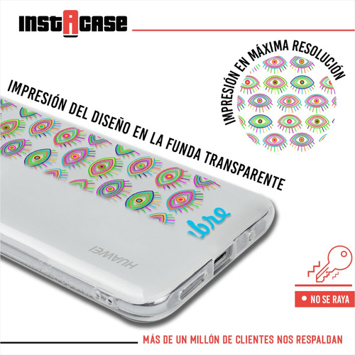 Funda Para Huawei Ojo Turco Personalizada Con Tu Nombre