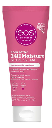 Crema De Afeitar Mujer Eos Shea Better Frambuesa Travel Size