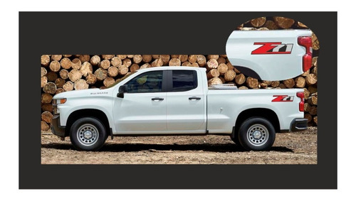  Adhesivos Chevrolet Z71 Silverado 2 Unid.