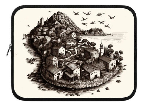 Tableta Rocky Island 10-13  Funda Para Little Town Estuche