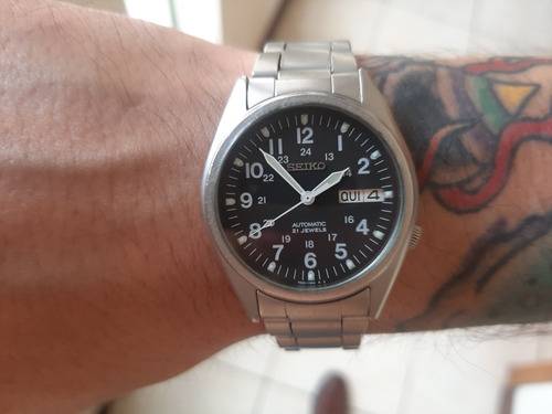 Seiko Aut Militar 7s26-00d0 Pulseir Orig Vintage A Vista 450