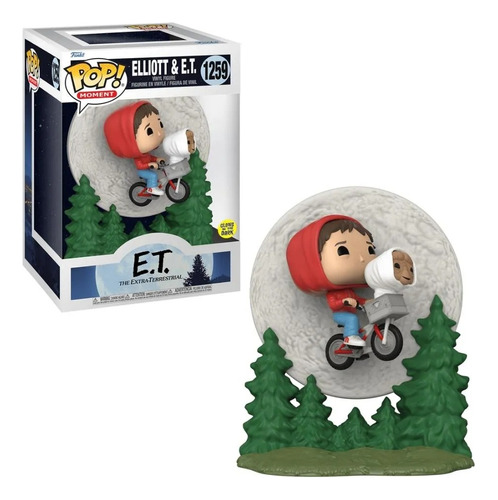 Boneco Movies Elliott And E.t. Flying 1259 Funko Pop