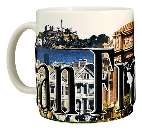 Americaware Smsfn02 San Francisco Taza Con Relieve A Todo Co