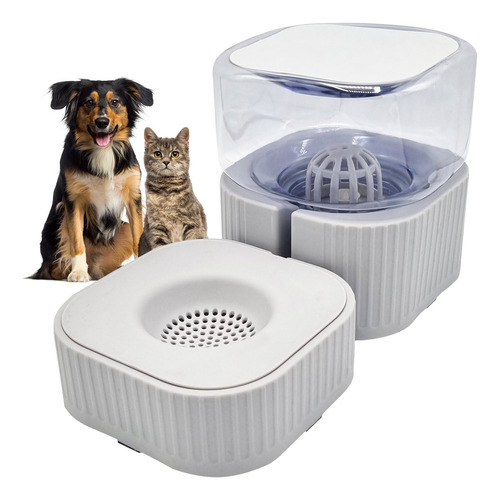 Plato Bebedero Dispensador Agua Para Mascotas Perro Gato Ax®