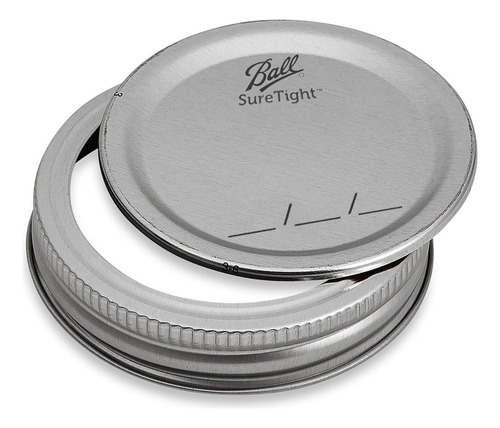 Jarras Mason De 473ml Con Tapas Y Bandas, Pack De 12 Unidade