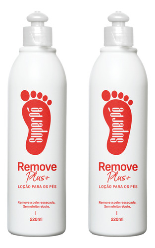 Kit 2 Remove Super Pé Loção P/ Calosidade Colágeno 220ml