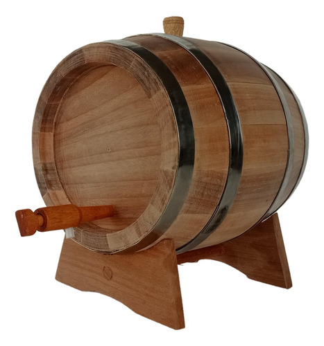 Barrica/ Tonel De Madeira De Carvalho - 3 Litros