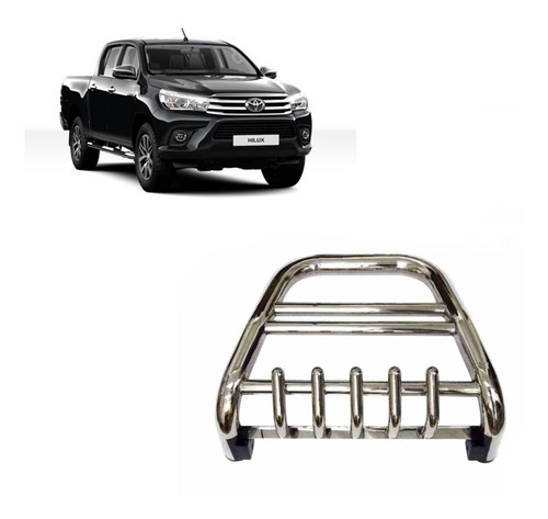 Defensa Acero Inoxidable Toyota Hilux Vigo 2005/2015