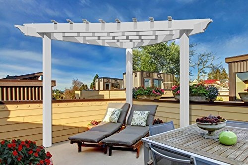 England Arbors Pergola Esquinera Blanco