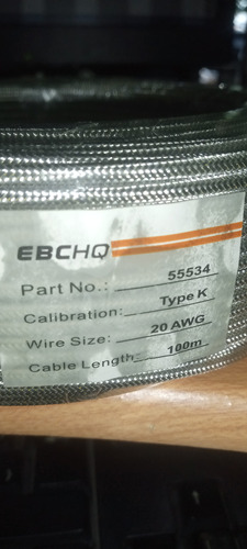 Cable Para Termocupla Tipo K Marca Ebchq 
