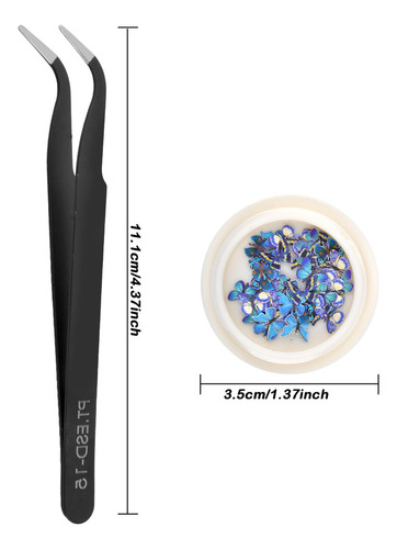 Pegatinas De Uñas Pinsheng Con Forma De Mariposa En 3d