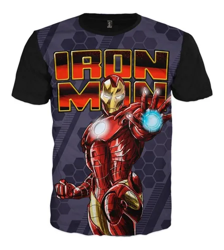 Camiseta Iron Man Adulto MercadoLibre